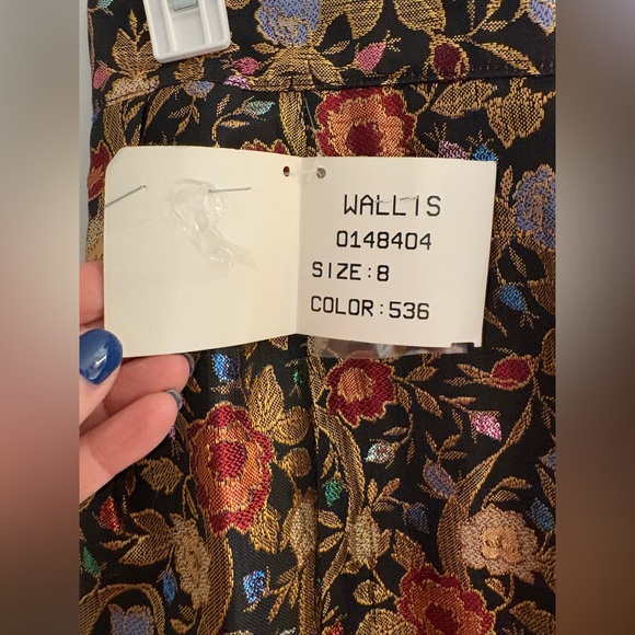 The Eagle’s Eye Vintage Lurex Blend Skirt Size 8 (NWT) - Picture 3 of 7